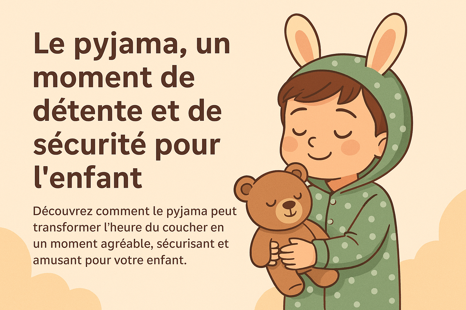 L'importance du pyjama dans les rituels du coucher des enfants